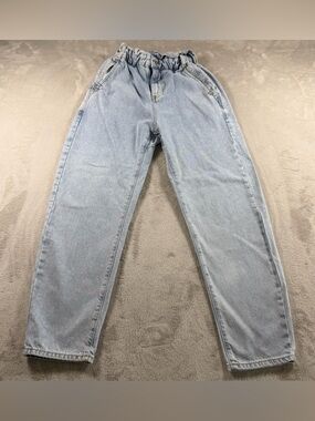 Zara Light Blue Relaxed Fit Men’s Jeans with Elastic Waistband